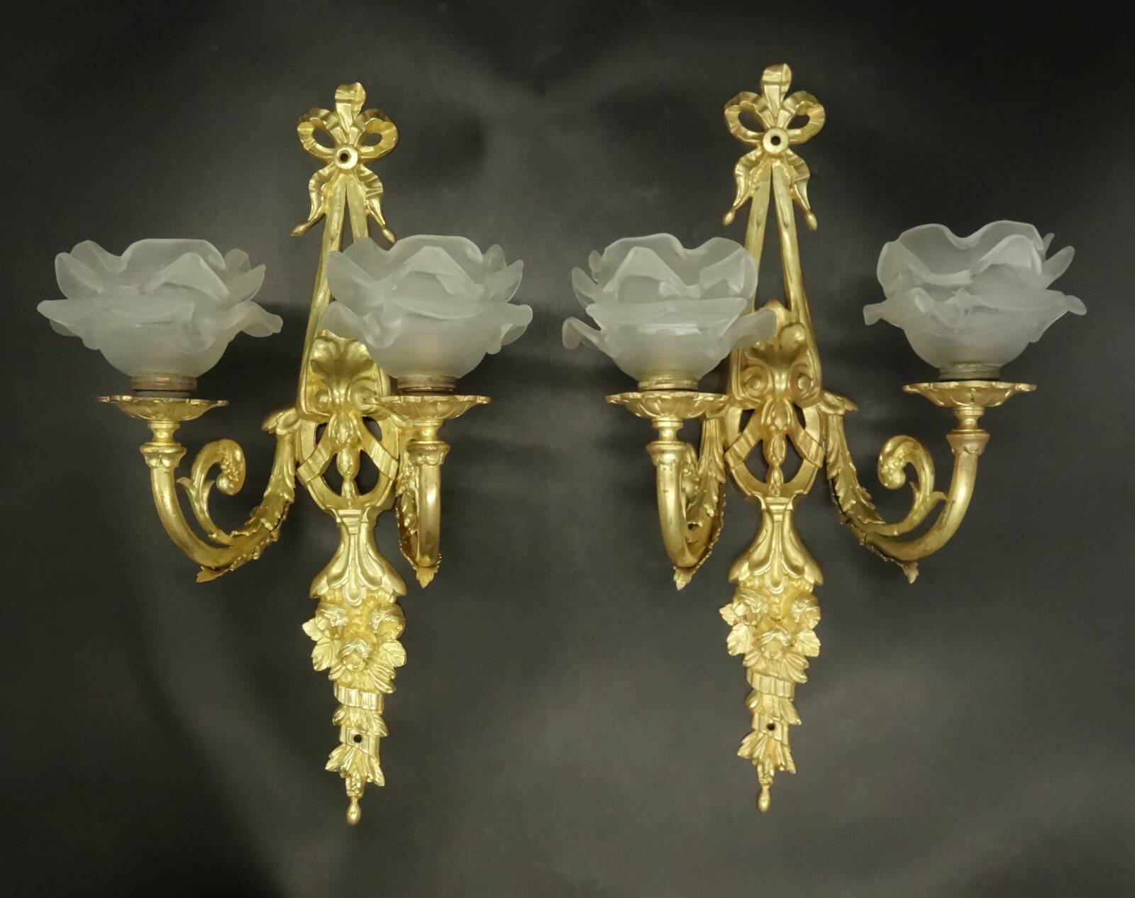 Pair of Louis XVI style sconces
