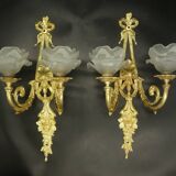 Pair of Louis XVI style sconces