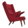 1970s, Danish design by Bent Møller Jepsen, "Teddy" chair, furniture wool.