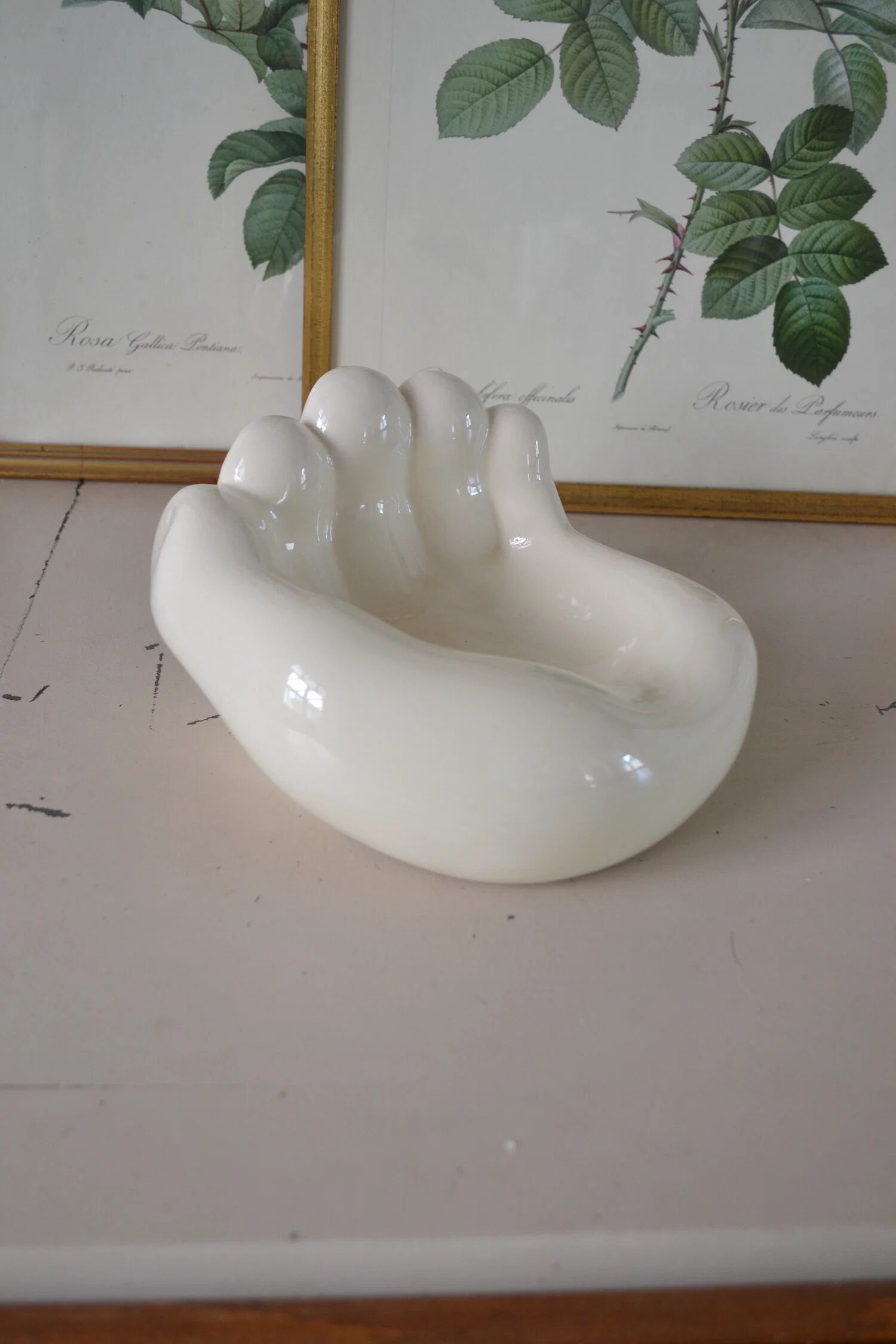 Vide-poche main XL années 80s