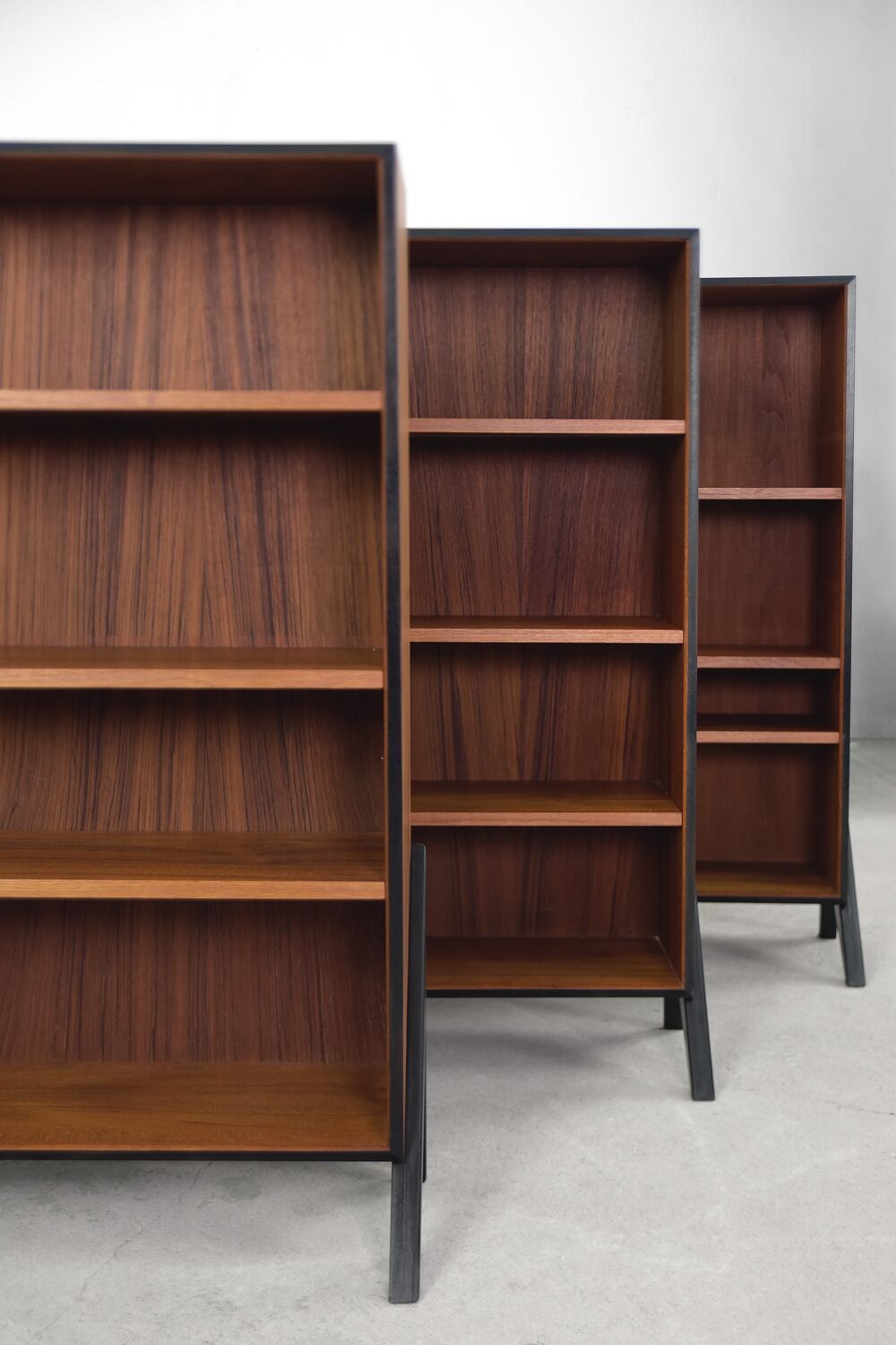 Mid-Century Modern Teak Swedish Bookcase, 1960s