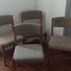 Set de 4 chaises baumann année 1970
