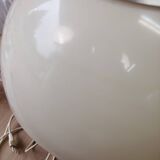 LUM vintage chrome mushroom design lamp