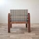 Vintage checkered armchair