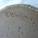 70s ceramic covered pot