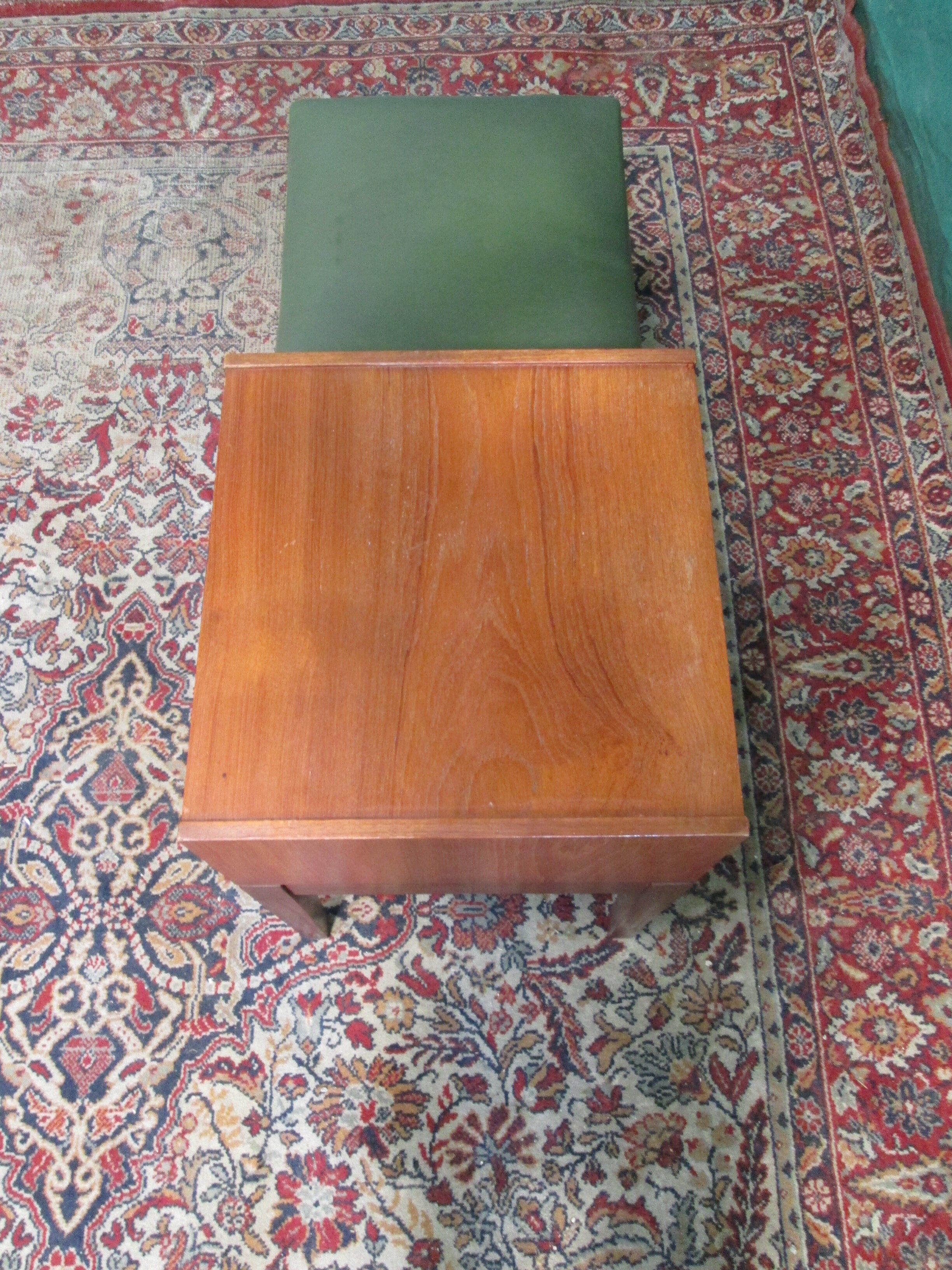 vintage teak phone table "Mr Chippy"