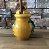 Olive pot with spoon Vallauris