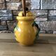 Olive pot with spoon Vallauris