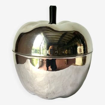 1970s chrome apple ice bucket