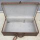 Trunk suitcase 1920 canvas coated cannage pattern