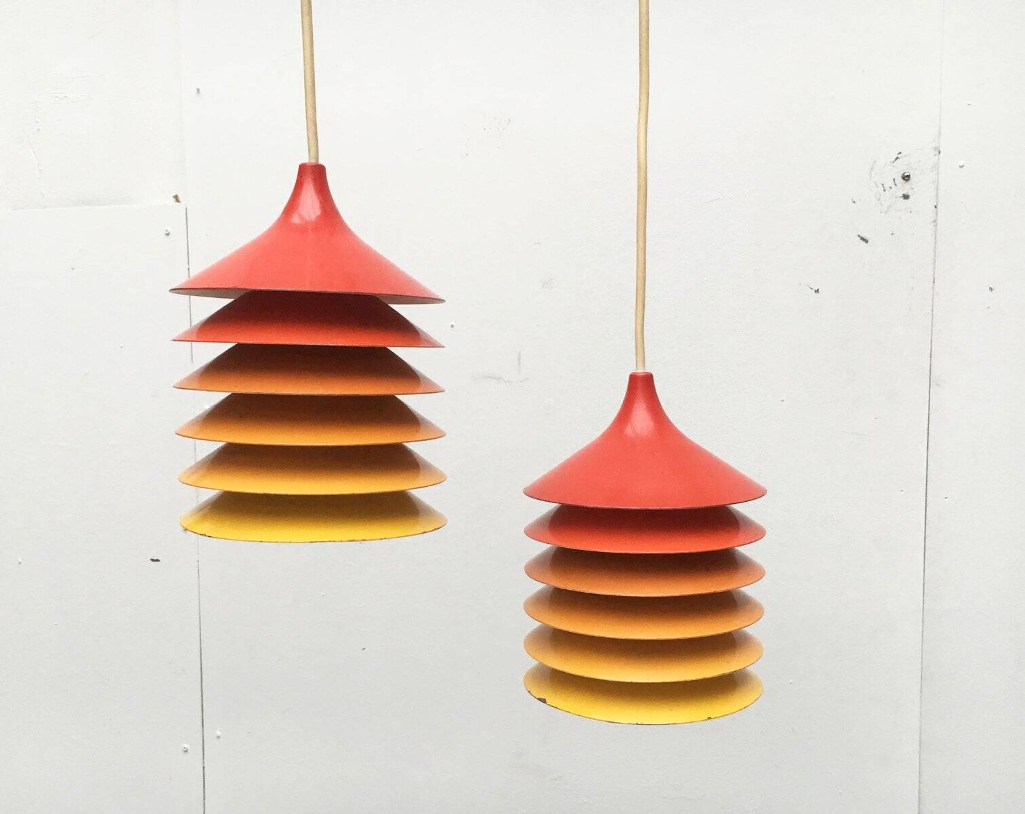 Vintage Duett pendant lamps by Bent Gantzel Boysen for Ikea, set of 2