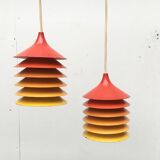 Vintage Duett pendant lamps by Bent Gantzel Boysen for Ikea, set of 2