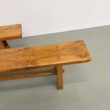 Pair of 2m elm benches