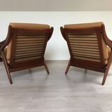 Lot de 2 fauteuils  Gelderland de Ster Hollande 1960