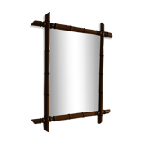 Parquet bamboo mirror