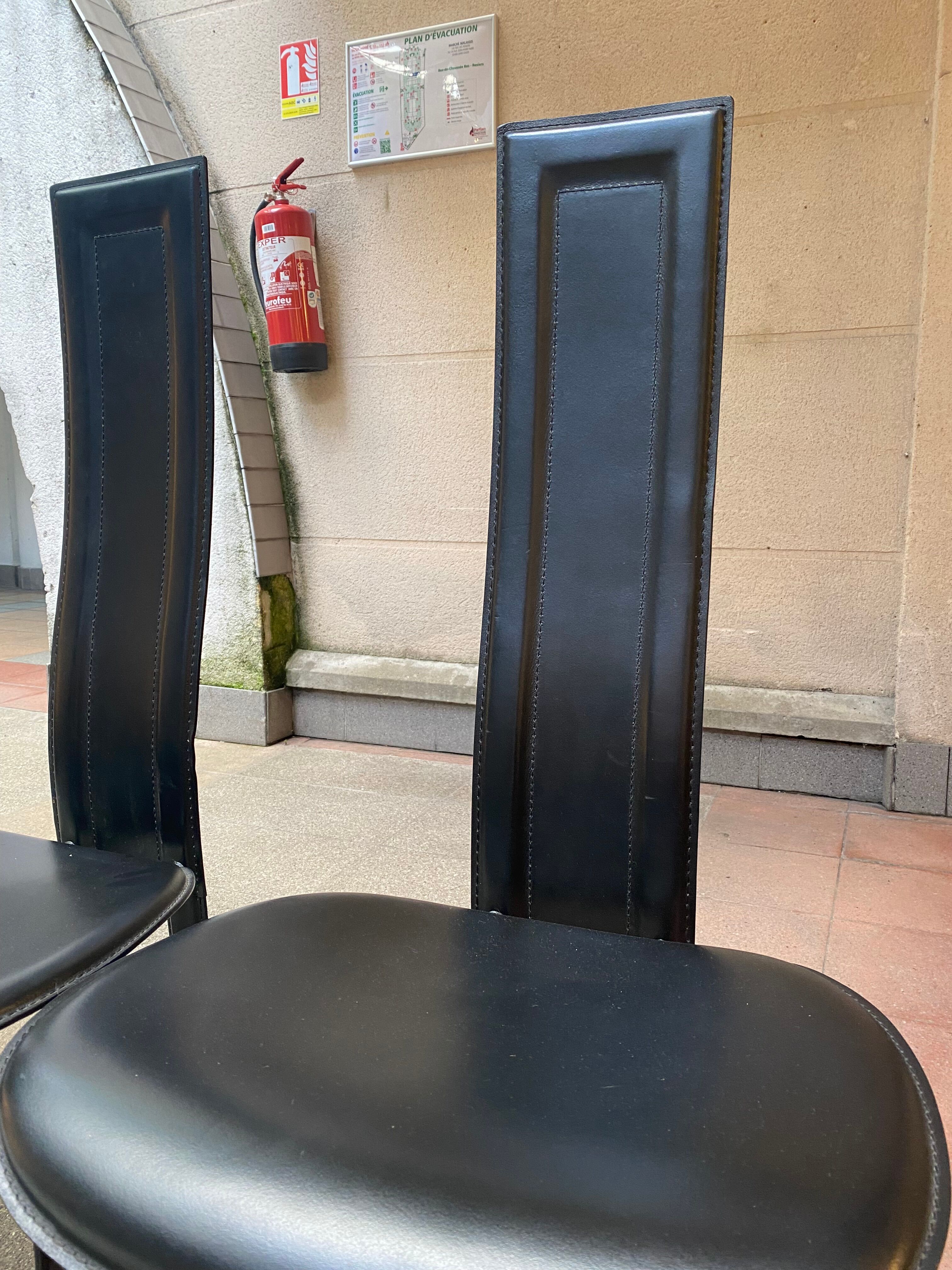 4 chairs Cattelan Italia - 80s