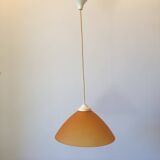Suspension en opaline orange