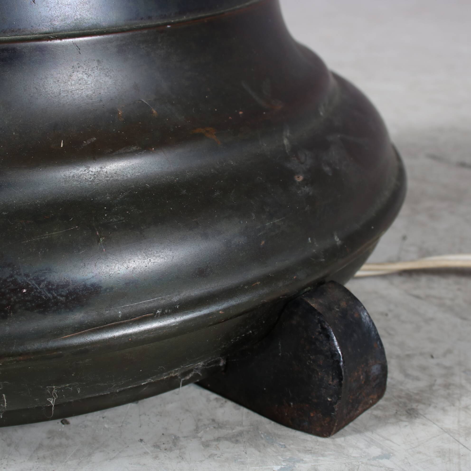 1930s Uplighter floor lamp in Amsterdamse School style, Netherlands