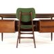 Hulmefa Pro-Pos executive desk - dutch mid century modern design in teak