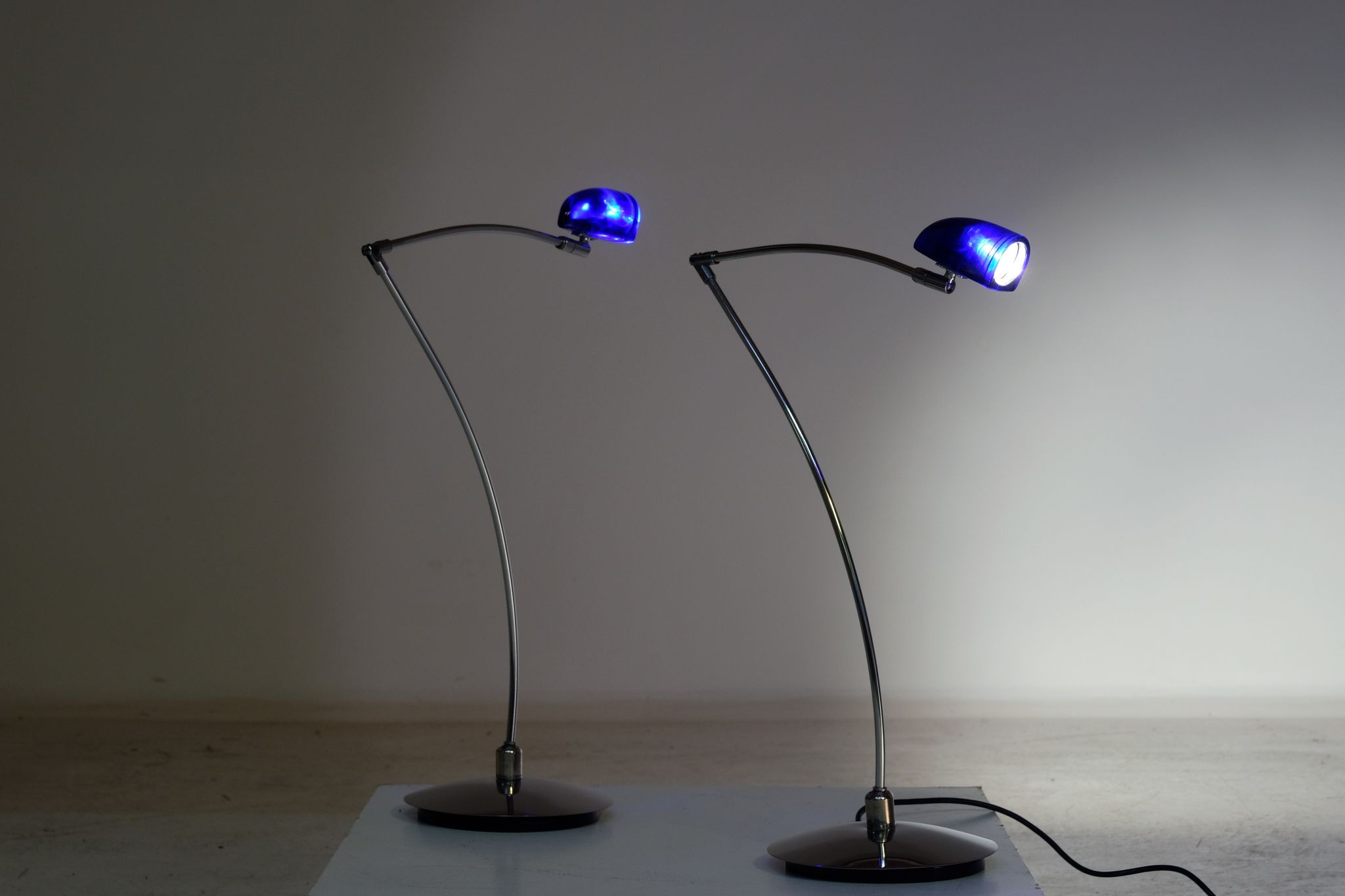 Paire de lampes Harco Loor Design 1980