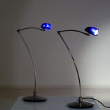 Pair of Harco Loor Design lamps 1980