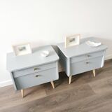 Pair of vintage bedside tables