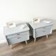Pair of vintage bedside tables