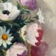 Painting, still life with wildflowers by surgeon 20th century