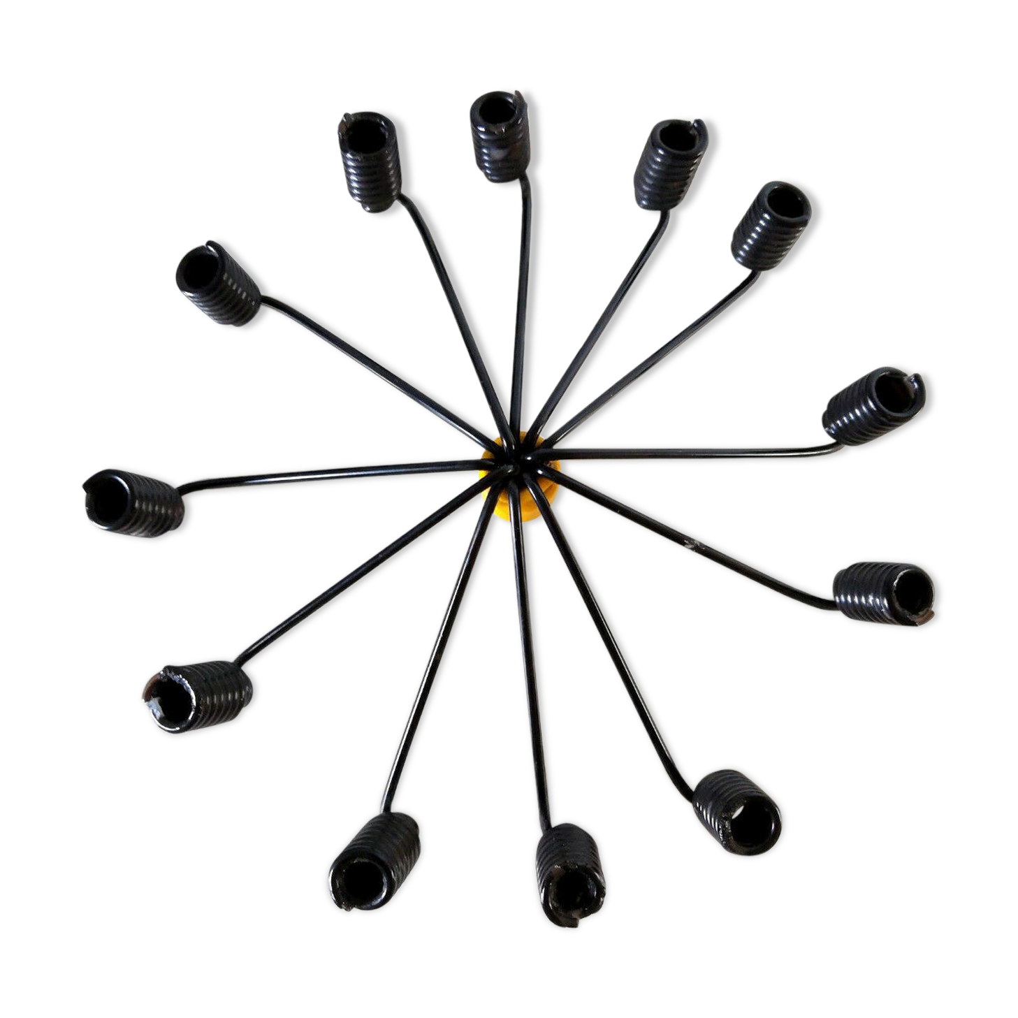 Spider style candleholder with 12 branches, design 50s
