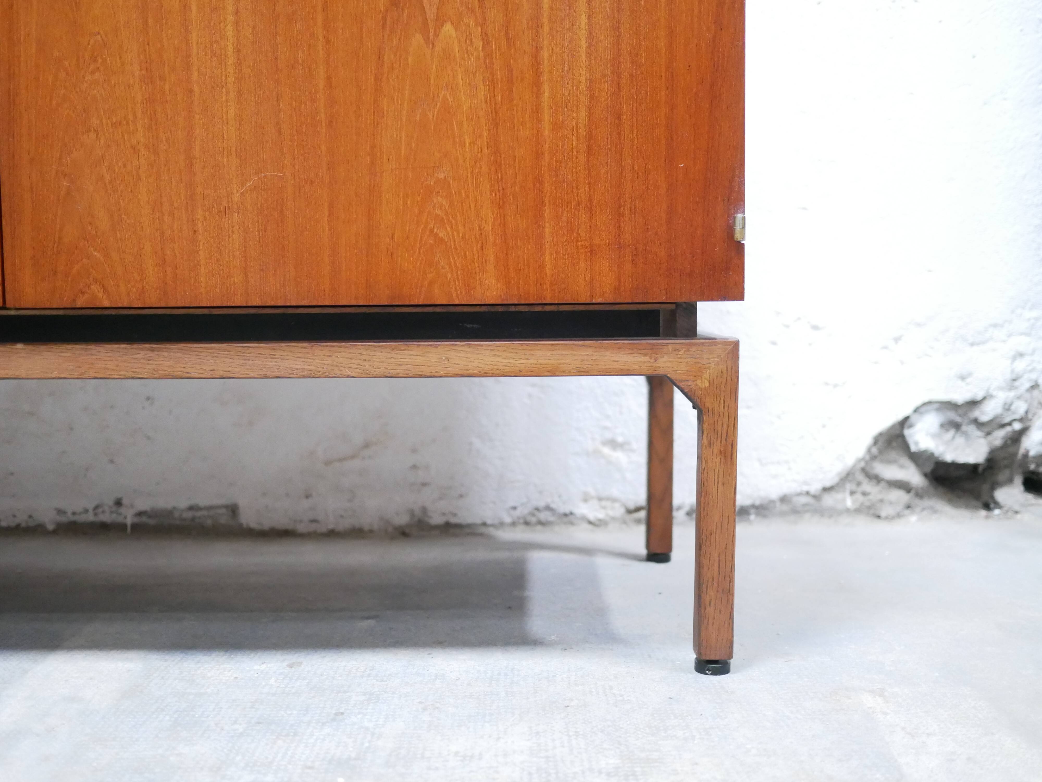 Teak enfilade by Gérard Guermonprez for Magnani editions