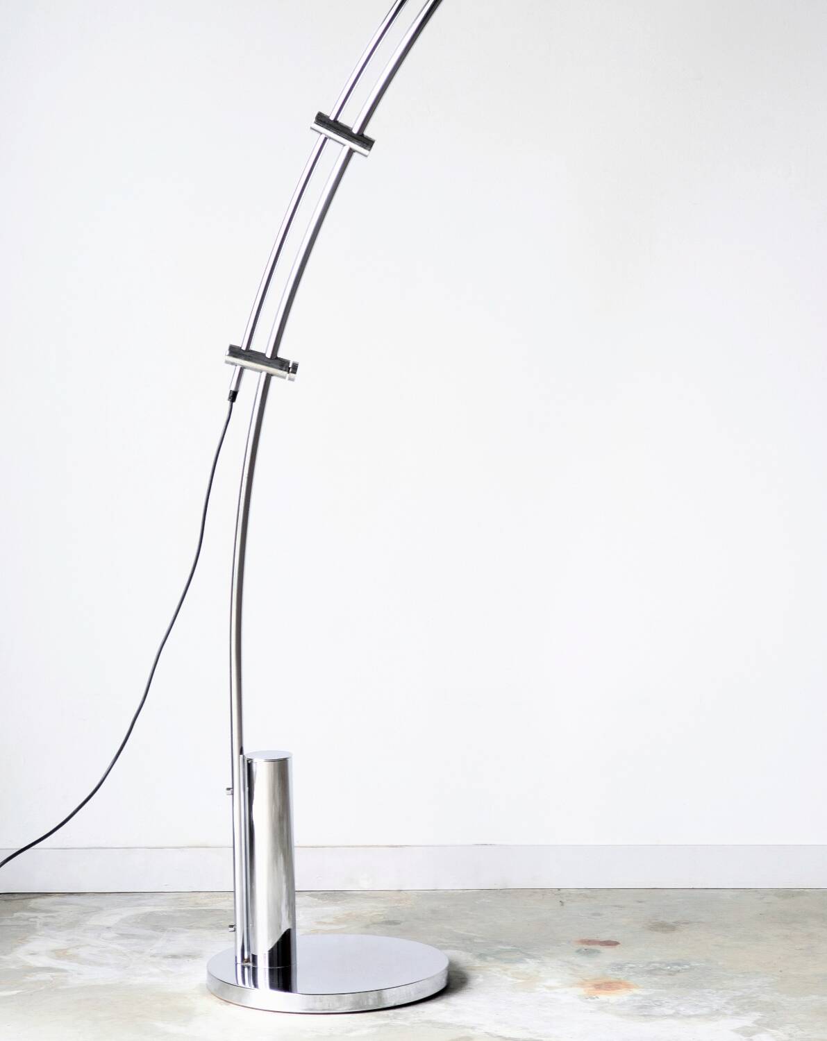 Vintage space-age Arc floor lamp by Leclaire & Schäfer, 1960s 1970s.