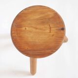 Pine tripod stool