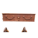 Rusty cast iron jardiniere planter