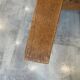 Round coffee table, oak wood, solid oak, 1950.