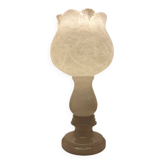 Alabaster Tulip Lamp