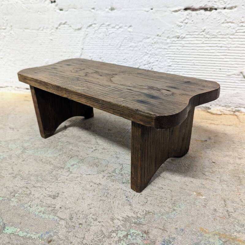 Small wooden stool / footrest