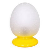 Bubble glass egg table lamp, 1970s