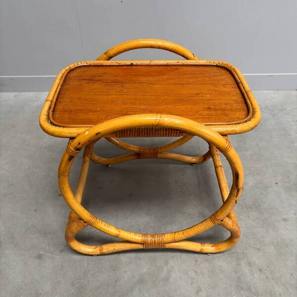 Bamboo and rattan chair by Paul Frankl, USA 1960s