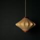 Mid-century modern Italian Cocoon pendant lamp from the 1960s.
