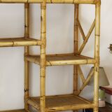 Rattan bamboo sideboard shelf