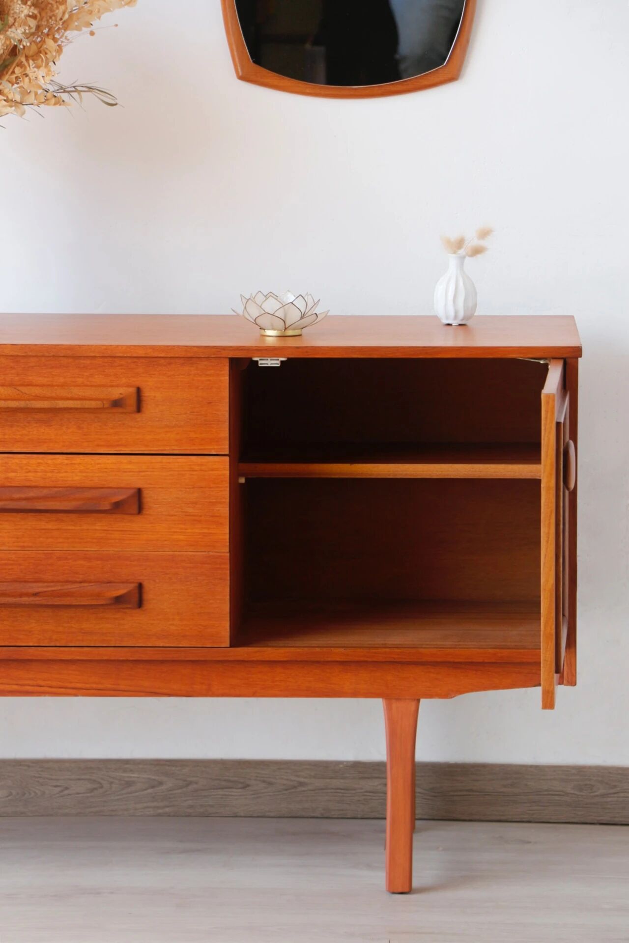 Scandinavian teak enfilade Stonehill – vintage design 1960s