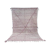 Burgundy Berber rug in Zanafi style, 2x3 m.