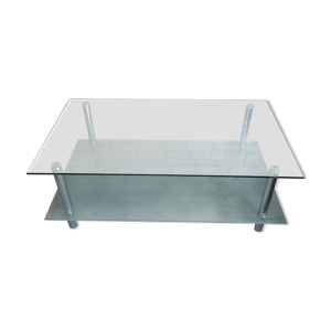 Table basse en verre