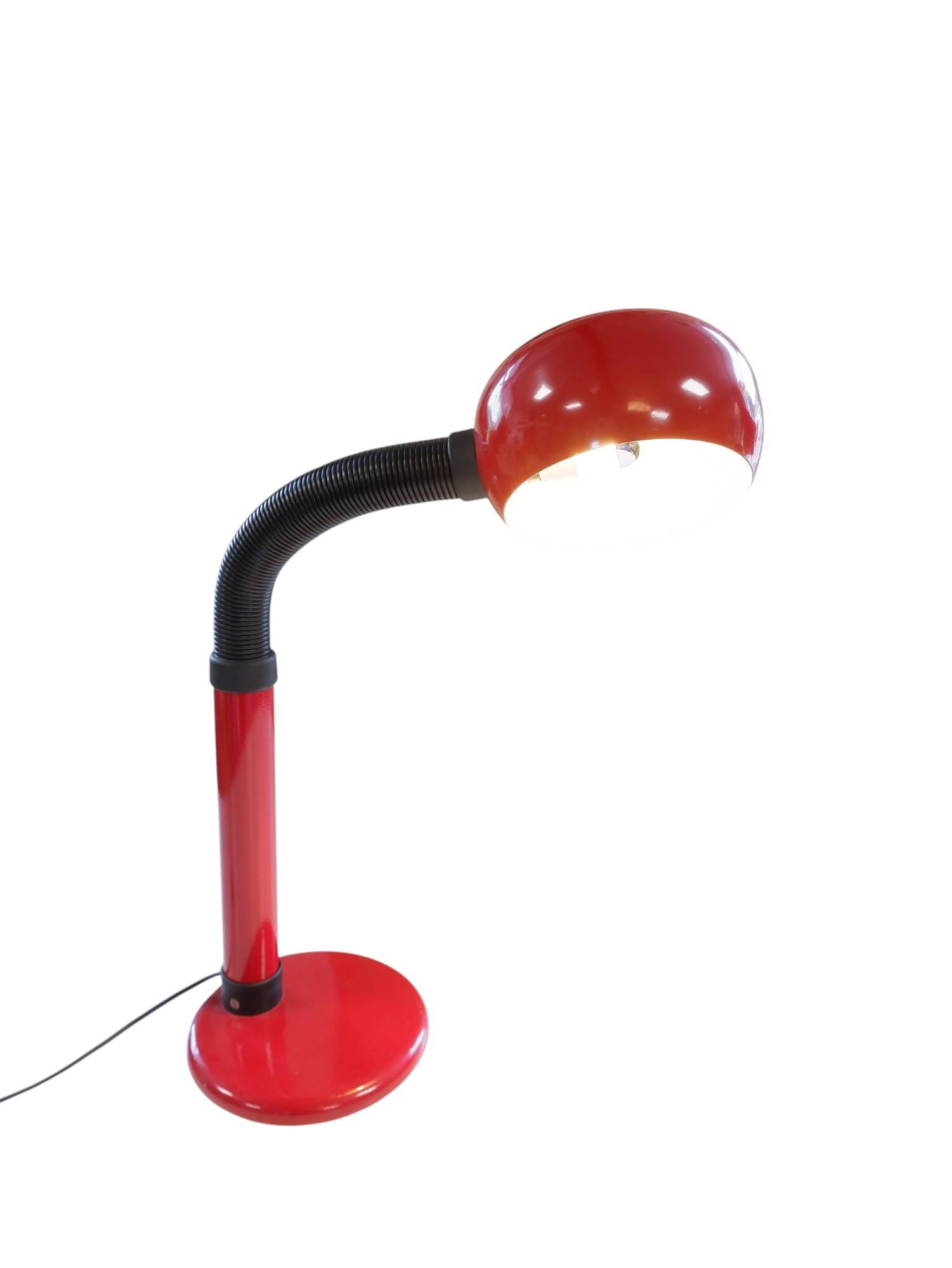 Vintage red desk lamp