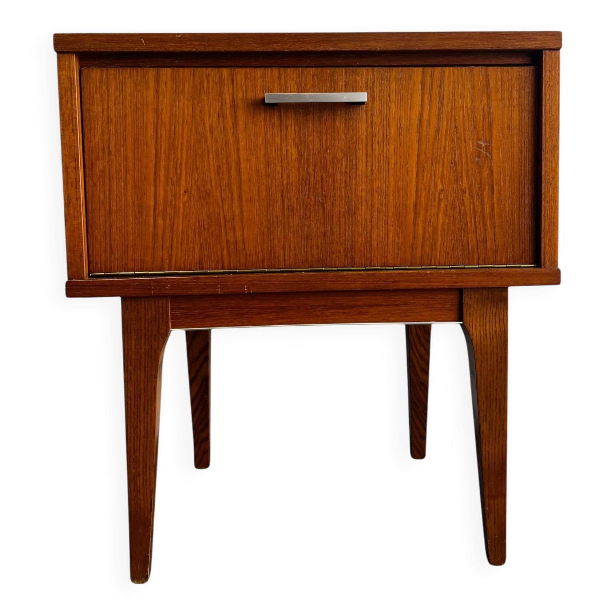 wooden bedside table / vintage side cabinet