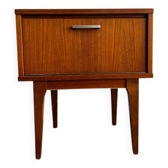 wooden bedside table / vintage side cabinet