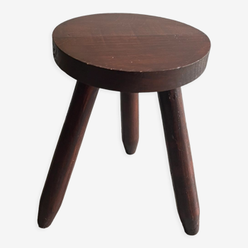 Wooden tripod stool