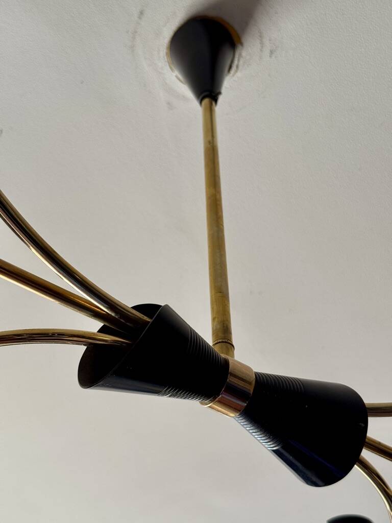 grand lustre maison lunel france 1950