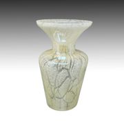 1970s Luxury handcrafted Green Vase in Murano glass by Maestro del Vetro.