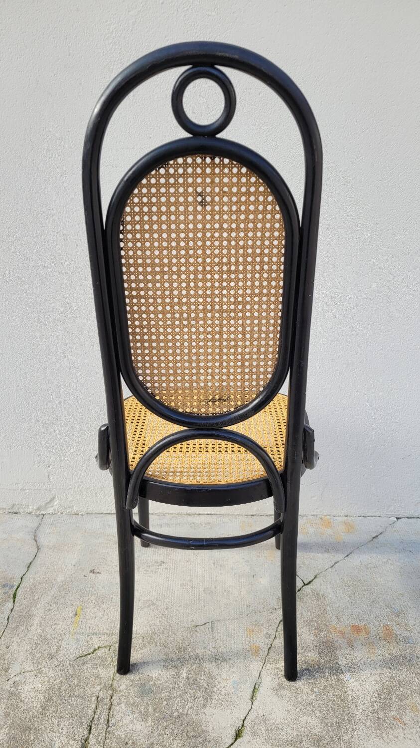 Thonet bistro chair n°17 canework and bentwood - 1900s